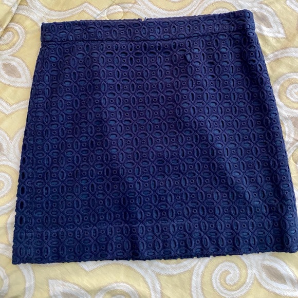 J. Crew Eyelet Mini Skirt - Picture 2 of 2